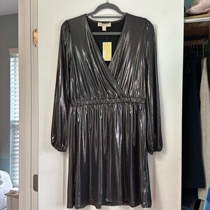 NWT Michael Kors Metallic Dress Size Medium